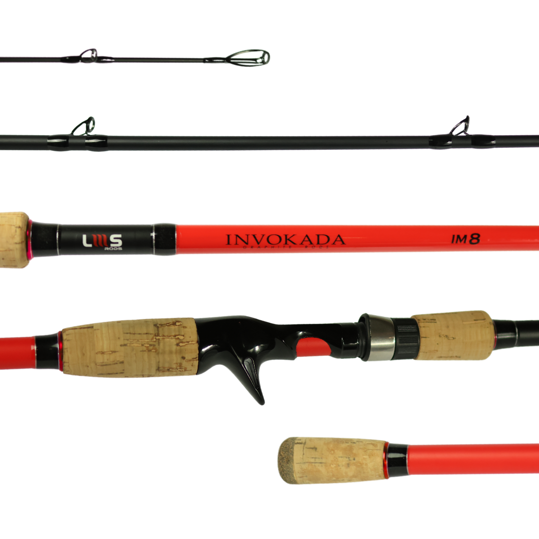 Invokada Pro Cast 5'8" 17LB Red (INVPC58171RD)