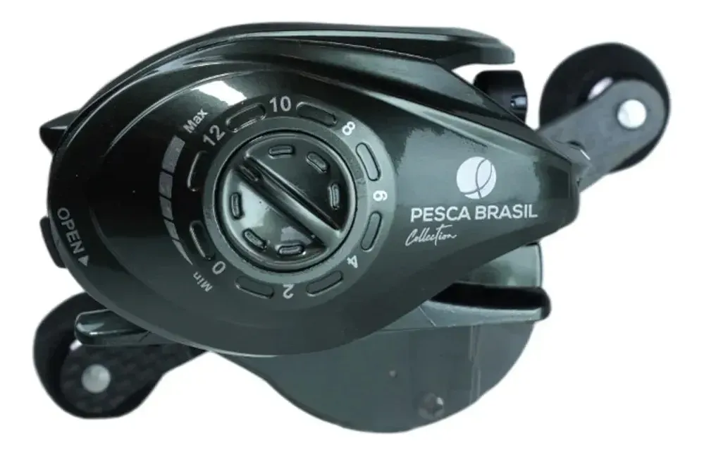 Carretilha Direita Pesca Brasil Durendal Carbon Drag